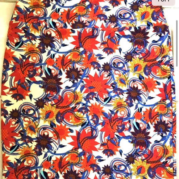 LuLaRoe Dresses & Skirts - LULAROE Colorful  Skirt   Size 2XL